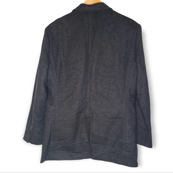 John Varvatos USA Wool Cashmere Blend Blazer Over Coat Jacket US Size 38 - Picture 2 of 7